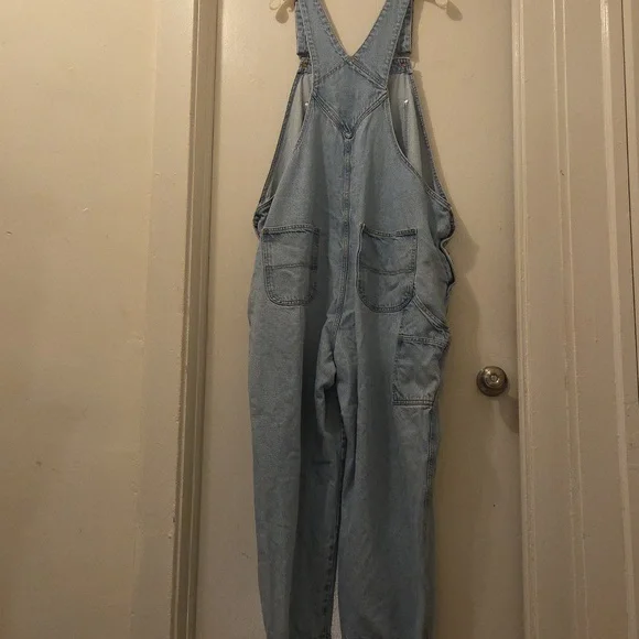 OLD NAVY Blue Denim long Overalls size 26 Unisex - Picture 4 of 4